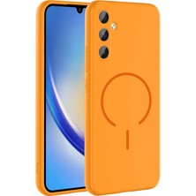 Galaxy A24 Kılıf M-Safe Şarj Özellikli Zore Meta Kapak