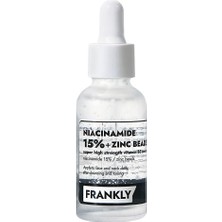 Frankly %15 Niacinamide & Çinko Boncuklu Serum 30 ml – Gözenek, Sebum & Leke Görünümü Karşıtı Cilt Serumu
