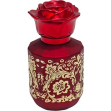 Hasyılmaz Desenli Doldurulabilir Parfüm Şişesi 50ML (Kırmızı - 003)