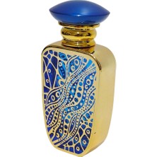 Hasyılmaz Desenli Doldurulabilir Parfüm Şişesi 50ML (Mavi- 001)