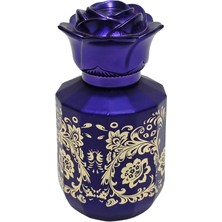 Hasyılmaz Desenli Doldurulabilir Parfüm Şişesi 50ML (Mor - 003)