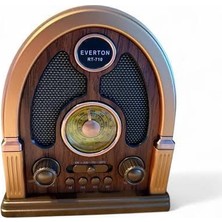 Everton RT-710 Nostaljik Tasarım Bluetooth Hoparlör - Fm/am/sw 3 Band Radyo Usb/tf Kart Girişli