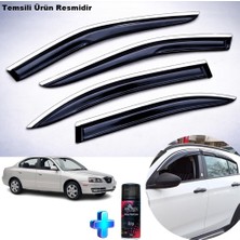 Caraks Hyundai Elantra Mügen Cam Rüzgarlığı Abs Nikelajlı Cam Rüzgarlığı 2003-2010 4 Lü + Ebrayn 150 ml Koku