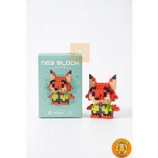 Bricks Zootopia Nick Wilde Karakter Figürü 3D Yapboz Puzzle Yapı Oyuncakları