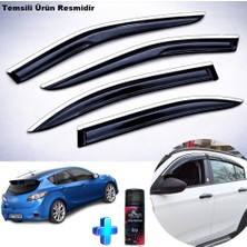 Caraks Mazda 3 Hb Mügen Cam Rüzgarlığı Abs Nikelajlı Cam Rüzgarlığı 2009-2014 4 Lü + Ebrayn 150 ml Koku