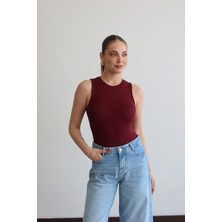 Roea Sıfır Kol Body Bordo