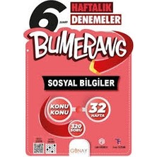 Günay 6. Sınıf Bumerang 32 Haftalık Sosyal Bilgiler Den