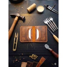 Vintage Leather Craft Hakiki Deri Kartlık