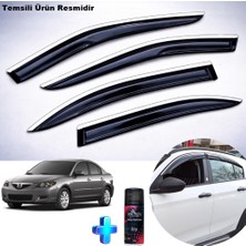 Caraks Mazda 3 Sedan Mügen Cam Rüzgarlığı Abs Nikelajlı Cam Rüzgarlığı 2003-2009 4 Lü + Ebrayn 150 ml Koku