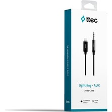 Ttec 2DK42S Lightning - 3.5mm Aux Ses Kablosu 100CM - Apple iPhone Uyumlu Lyon Tech