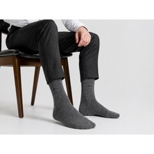 Pera Socks Erkek Bambu Çorap 2'li Gri – Nefes Alan, Terletmeyen, Dikişsiz Burun, Esnek Lastik, Günlük & Klasik Kullanım