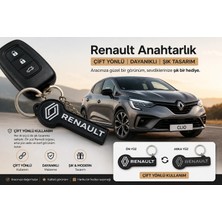 YSN Sounds Renault Anahtarlık , Renault Logolu Çift Yönlü Araç Anahtarlık - Hediyelik Renault Araba Anahtarlığı