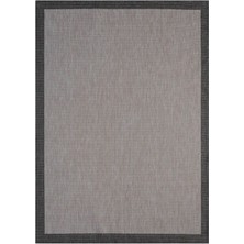 Veja Home Sisal Plus Düz Desenli 1148 Bej Siyah Hasır Görünümlü Modern Mutfak Koridor Salon Halısı