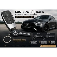 YSN Sounds Mercedes Anahtarlık , Mercedes Logolu Çift Yönlü Araç Anahtarlık - Hediyelik Mercedes Araba Anahtarlığı