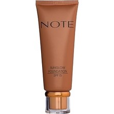Uravas Store Note Cosmetics Sunglow 20 Işıltılı Spf 15 Bronzlaştırıcı Fondöten