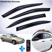 Caraks Volvo S40 Mügen Cam Rüzgarlığı Abs Nikelajlı Cam Rüzgarlığı 1997-2004 4 Lü + Ebrayn 150 ml Koku