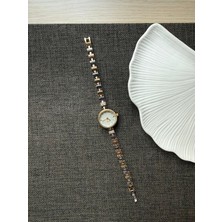 Rubsey Retro Minimal Metal Kordon Vintage Kadın Kol Saati Iki Renk