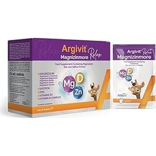 Uravas Store Argivit Magnizinmore Relax Magnezyum, Çinko ve Safran Ekstresi Içeren Takviye Edici Gıda 30 Saşe