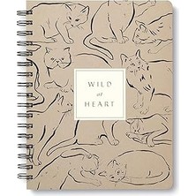 Uravas Store Compendium'dan Wire-O Not Defteri Wild At Heart — 192 Çizgili Sayfa