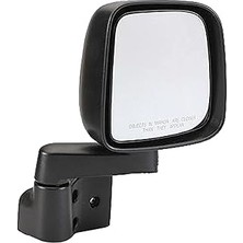 Uravas Store Dorman 955-695 Yolcu Tarafı Manuel Kapı Aynası - Seçili Jeep Modelleriyle Uyumlu, Siyah