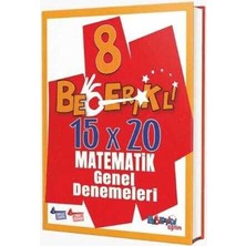 Aydın Yayınları Becerikli Eğitim 8. Sınıf Matematik 15x20 Genel Denemeleri