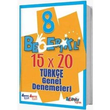 Aydın Yayınları Becerikli Eğitim 8. Sınıf Türkçe 15x20 Genel Denemeleri