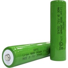 Uravas Store 18650 3.7V 2450 Mah 1c Li-Ion Şarjlı Pil Başlı