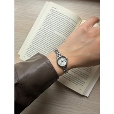 Rubsey Retro Minimal Metal Kordon Vintage Kadın Kol Saati Yuvarlak