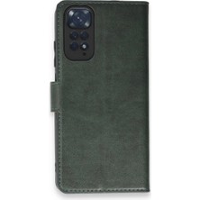 Uravas Store Note 11 Pro Kılıf Trend S Plus Kapaklı Kılıf - Yeşil