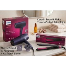 5000 Serisi Saç Kurutma Makinesi, 2300W, Iyonik Bakım, BHD510/00  Philips Saç Düzleştirici, Keratin Seramik Plaka ,220°C’YE Kadar Sıcaklık Ayarı