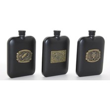 Renas Store Paslanmaz Çelik Kabartmalı Tekli 6 Oz Matara ALK2666