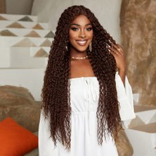 Kaia Life Afro Daa Fiber Sen Tül Peruk / Açık Kahve