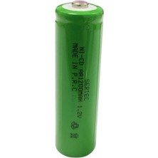 Renas Store Sertec - 1.2V 1200 Mah - Aa - Ni-Cd Şarjlı Pil - (Başlı)