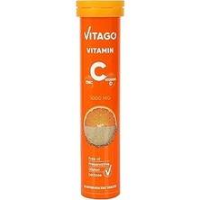 Uravas Store Vitago Vitamin C 1000 Mg + Vitamin D + Çinko 20'li Efervesan Tablet (1)