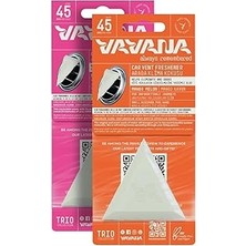 Uravas Store Vavana Araba Klima Kokusu 2'li Set -Trio Oto Kokusu | Bpa &amp; Sıvı Içermez | 45 Gün Etkili (
