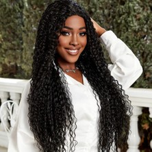 Kaia Life Afro Daa Fiber Sen Tül Peruk / Siyah
