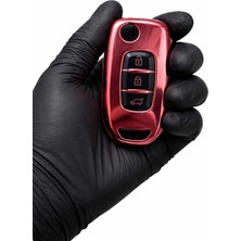 Gma Keys Megane 4 Clio 5 Captur Taliant Express 3 Buton Nano Anahtar Kılıfı Pembe Siyah Renk