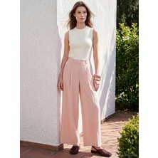 LC Waikiki Lcw Modest Pembe Modal Dokulu Kadın Kumaş Pantolon