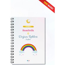 Notisyon Hamilelik Planlayıcısı Defteri | Doğum Öncesi Alışveriş, Takip ve Anı Sayfaları | A5 40 Sayfa