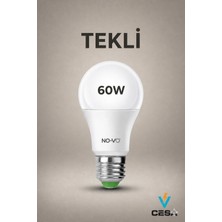 Cesaa Elektrik Novo 9W LED Ampül Beyaz Işık 6500K 60W