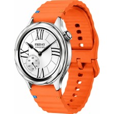 MMP Shop Xiaomi Watch S4 / S3 / S2 / S2 Pro / S1 Active / S1 Uyumlu Dalgalı Tokalı Silikon Spor Kordon