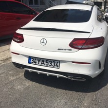 Mercedes W205 Coupe Spoyler Boyasız