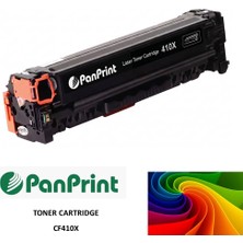 PanPrint Hp 410X CF410X Siyah Yüksek Kapasiteli Muadil Toner (CF410X) 6500 Sf.
