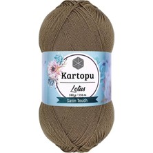 1 Adet Lotus Bikini Büstiyer Bluz Örgü Ipi  K833 Vizon - Mudanis