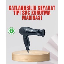 Zenvia Seyahat Tipi Saç Kurutma Makinesi Katlanabilir Hafif Yapı