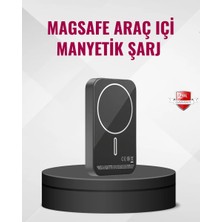 Zenvia Magsafe Araç Telefon Tutucu 15W Hızlı Şarj Type-C Girişli