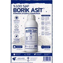 Adelaide %100 Saf Borik Asit 1 kg (Analiz Sertifikalı)