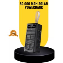 Zenvia Taşınabilir Güneş Panelli Powerbank Çoklu Cihaz Şarj Destekli