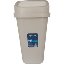 Zenvia Kapaklı Çöp Kovası, Plastik 17 Lt  ROYALEKS-G647