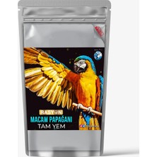 Delta Rasyon Macaw Papağan Yemi – Ekstruder Premium Tam Yem, Yüksek Proteinli Vitamin Mineral Destekli Kabuksuz Papağan Kuş Yemi
